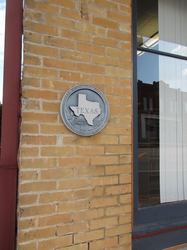 Texas Historical Commission Medallion. Click for full size. Texas Historical Commission Medallion image. Click for full size.
