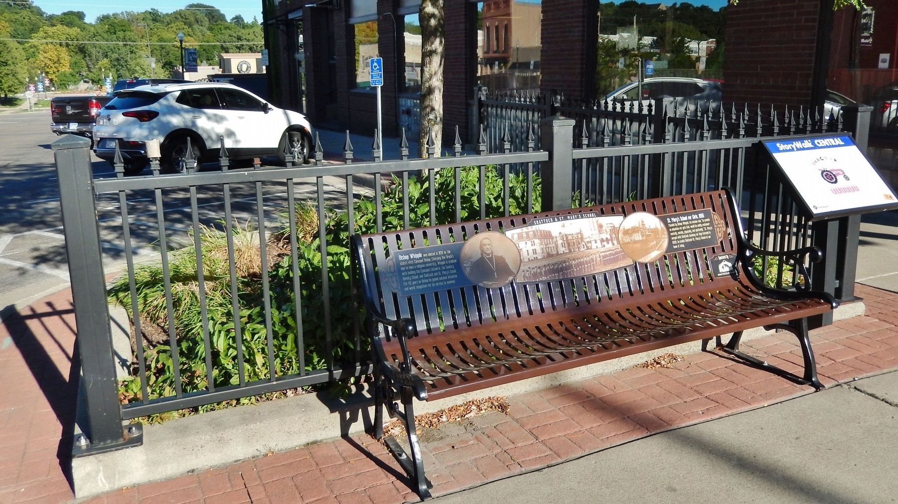 Bishop Whipple & St. Mary's School for Girls Bench image. Click for full size.