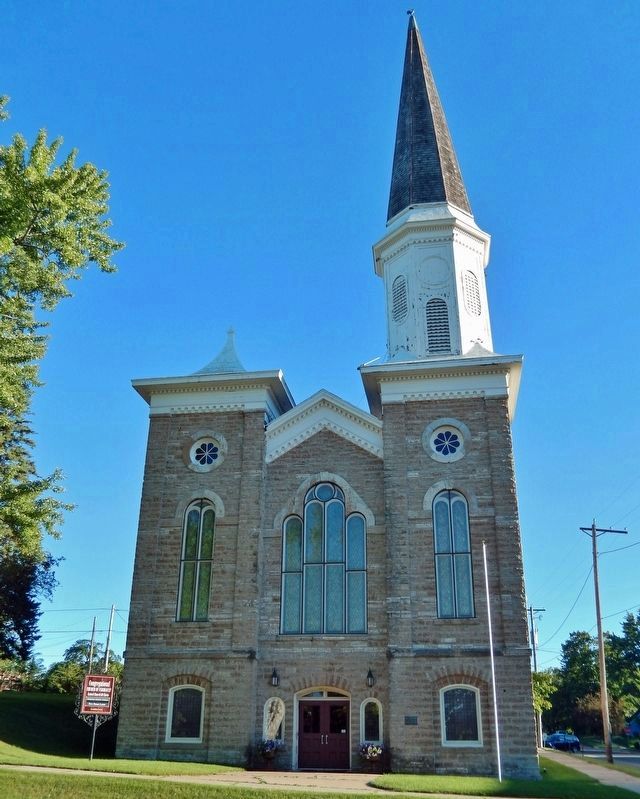 Congregational Church of Faribault<br>(<i>north elevation</i>). Click for full size. Congregational Church of Faribault<br>(<i>north elevation</i>) image. Click for full size.
