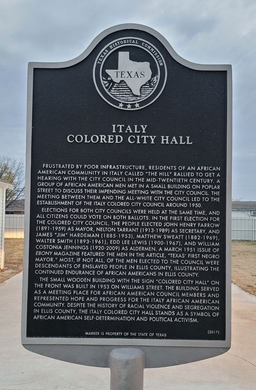 Italy Colored City Hall Marker. Click for full size. Italy Colored City Hall Marker image. Click for full size.