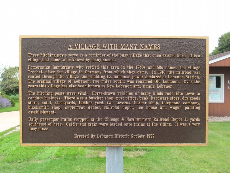 A Village with Many Names Marker image. Click for full size.