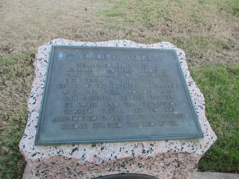 Colbert's Ferry Marker image. Click for full size.