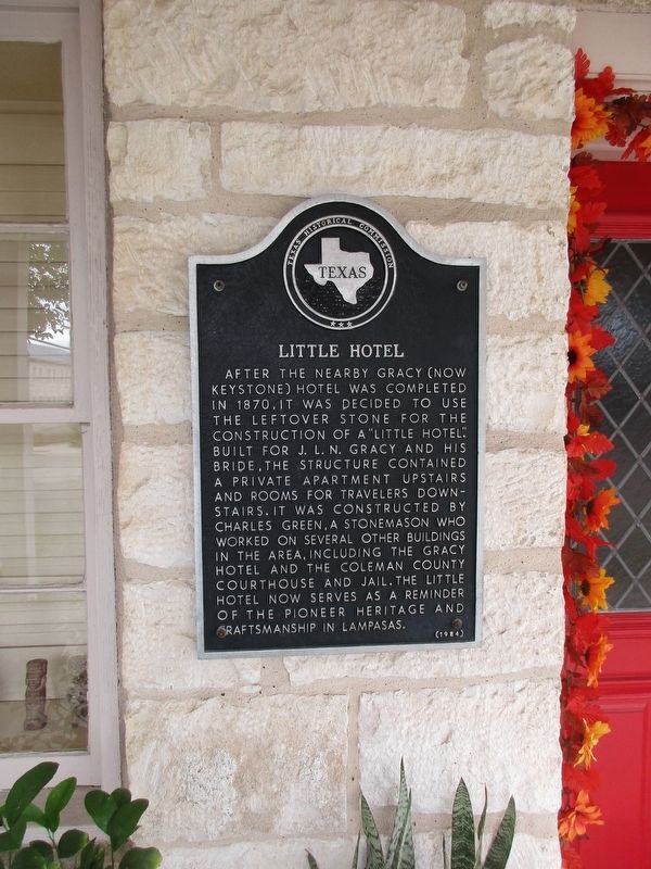 Little Hotel Marker. Click for full size. Little Hotel Marker image. Click for full size.