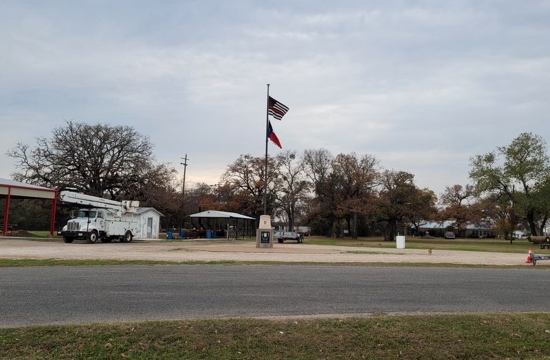 The view of the 36th Division Memorial from across the street image. Click for full size.