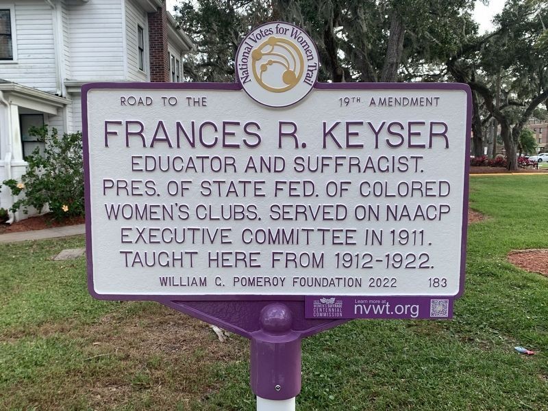 Francis R. Keyser Marker image. Click for full size.