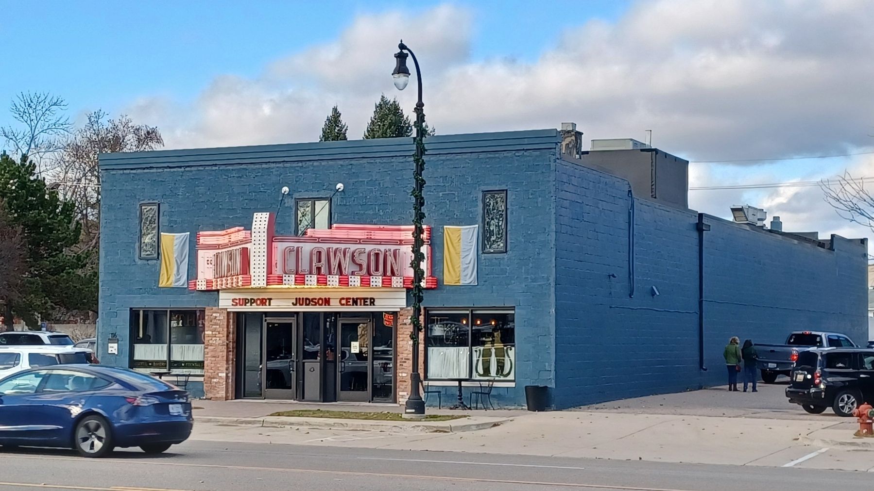 Clawson Theatre Marker. Click for full size. Clawson Theatre Marker image. Click for full size.
