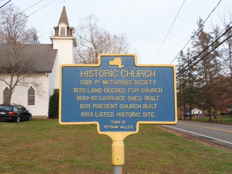 Historic Church Marker image. Click for full size.