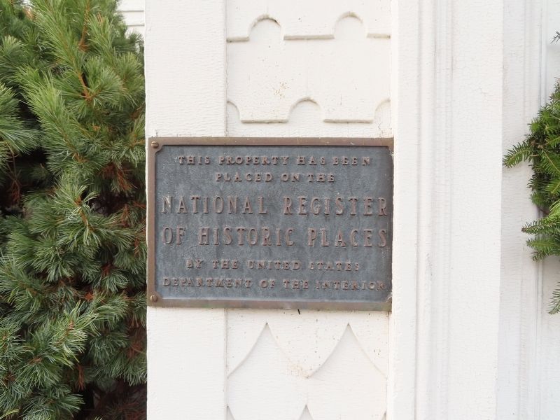 National Register of Historic Places Plaque image. Click for full size.
