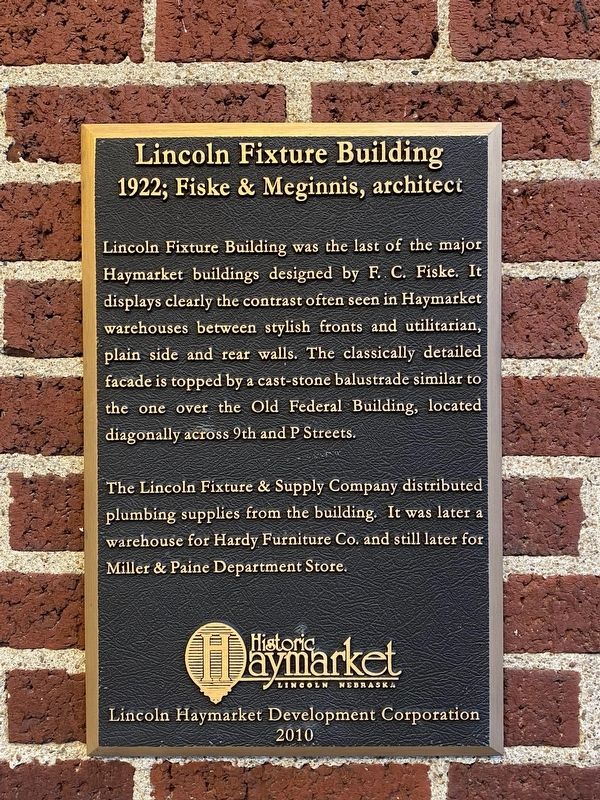 Lincoln Fixture Building Marker image. Click for full size.