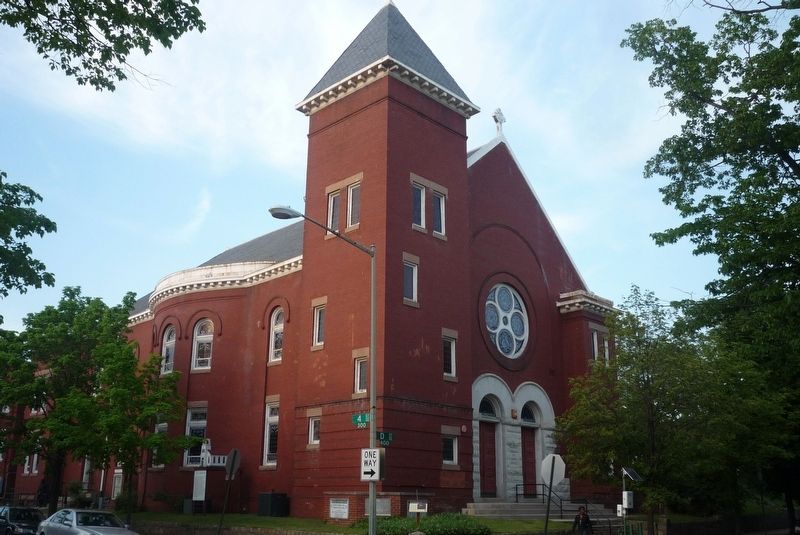 Ebenezer United Methodist Church Marker. Click for full size. Ebenezer United Methodist Church Marker image. Click for full size.
