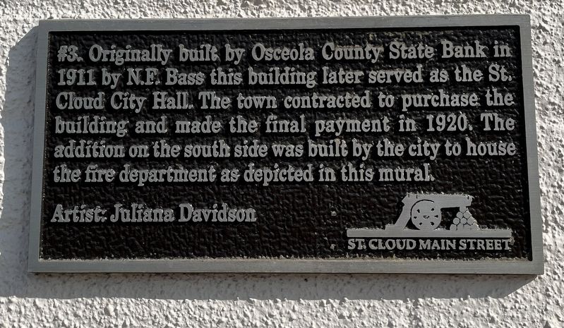 Original Fire Department Garage Marker image. Click for full size.