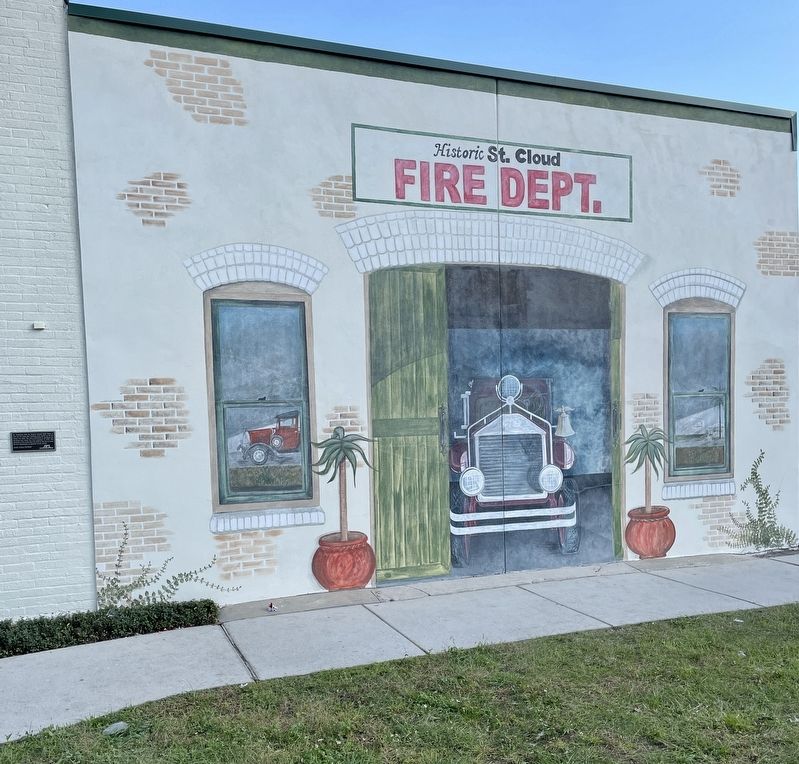 Original Fire Department Garage Marker image. Click for full size.