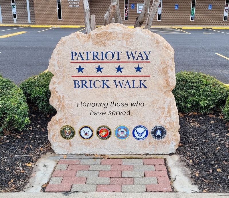 Patriot Way Brick Walk Marker image. Click for full size.