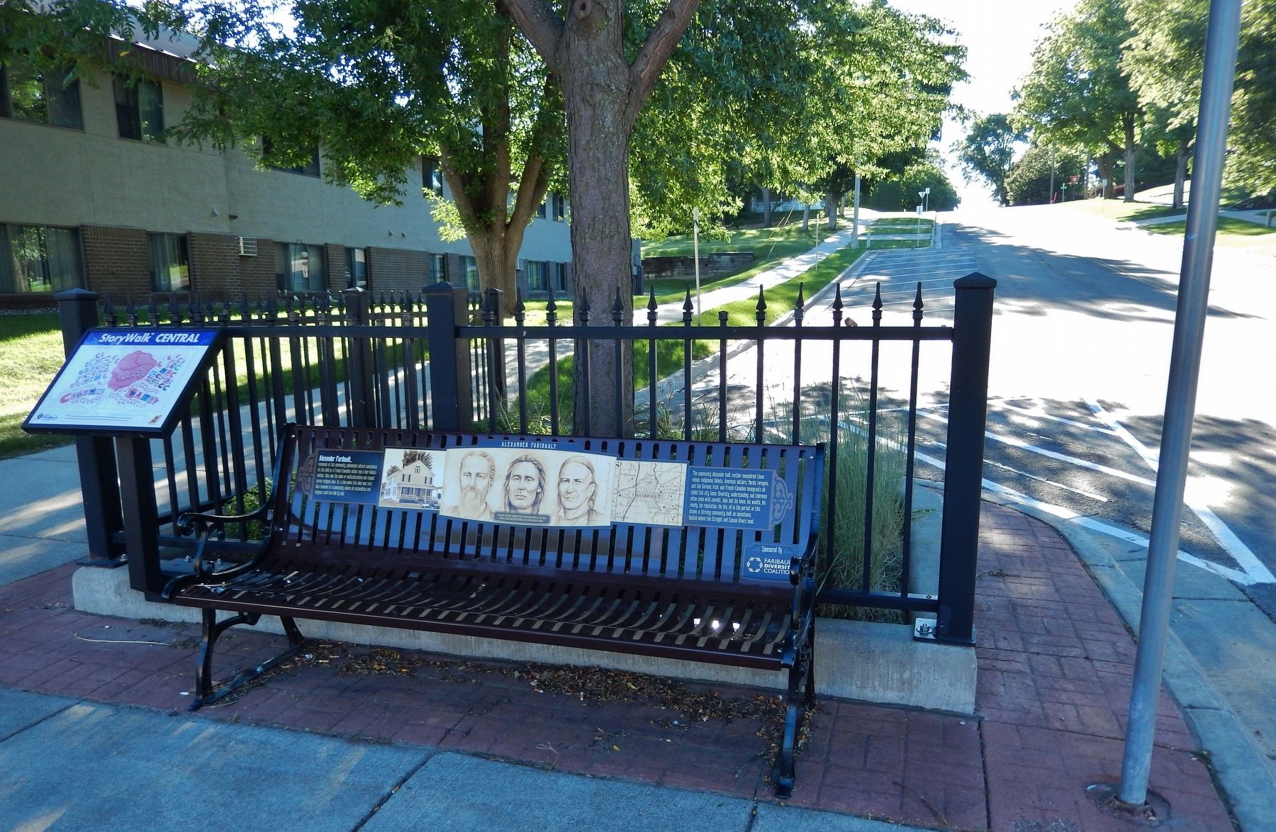 Alexander Faribault Bench image. Click for full size.