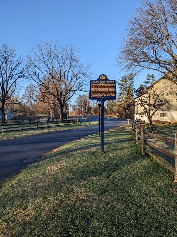 Ephrata's Women Composers Marker image. Click for full size.