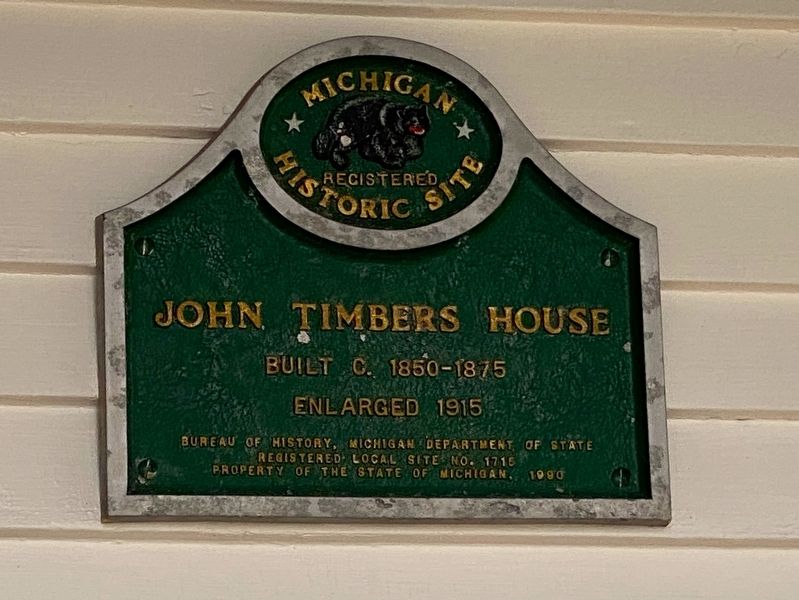 John Timbers House Marker image. Click for full size.