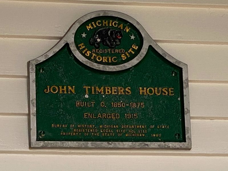 John Timbers House Marker. Click for full size. John Timbers House Marker image. Click for full size.