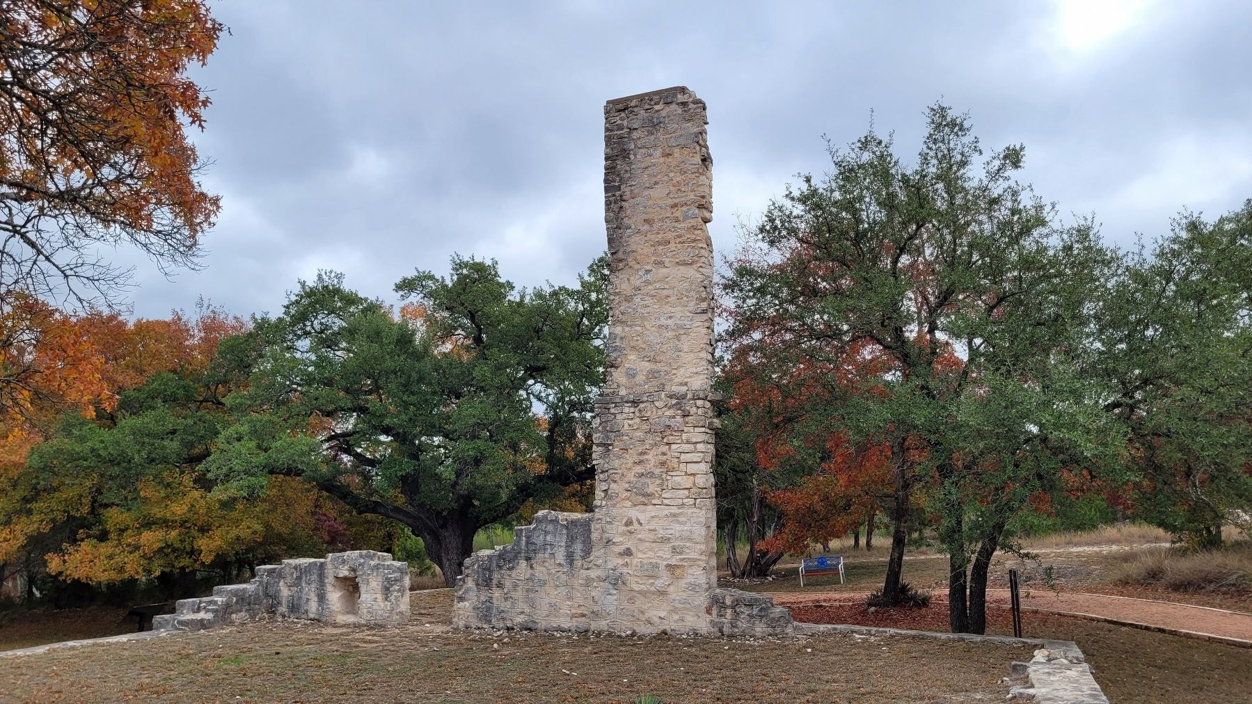 The east side of the college ruins image. Click for full size.