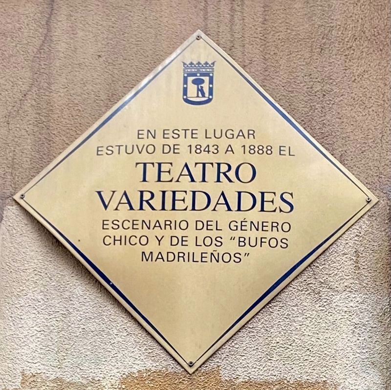 Teatro Variedades Marker. Click for full size. Teatro Variedades Marker image. Click for full size.