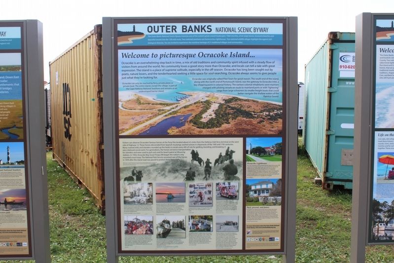 Welcome to picturesque Ocracoke Island… Marker. Click for full size. Welcome to picturesque Ocracoke Island… Marker image. Click for full size.