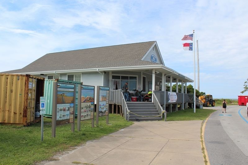 Welcome to picturesque Ocracoke Island Marker image. Click for full size.