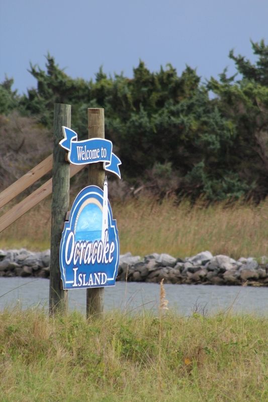 Welcome to Ocracoke Island image. Click for full size.