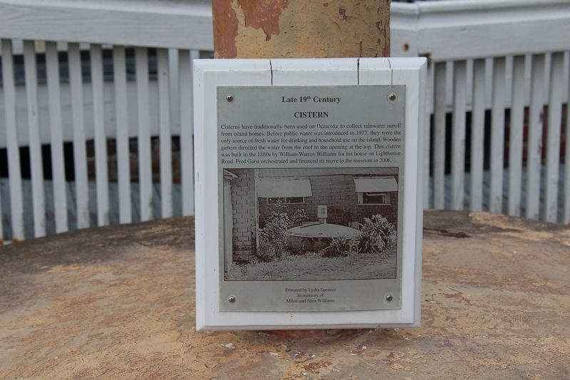 Late 19th Century Cistern Marker. Click for full size. Late 19th Century Cistern Marker image. Click for full size.