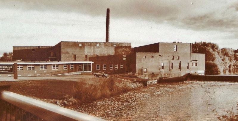Marker detail: Faribault Woolen Mill 1865. Click for full size. Marker detail: Faribault Woolen Mill 1865 image. Click for full size.