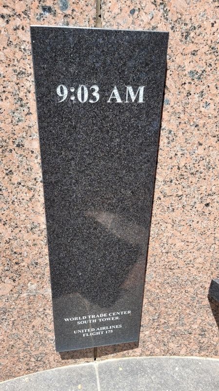 9:03 AM Panel - September 11, 2001 Memorial image. Click for full size.