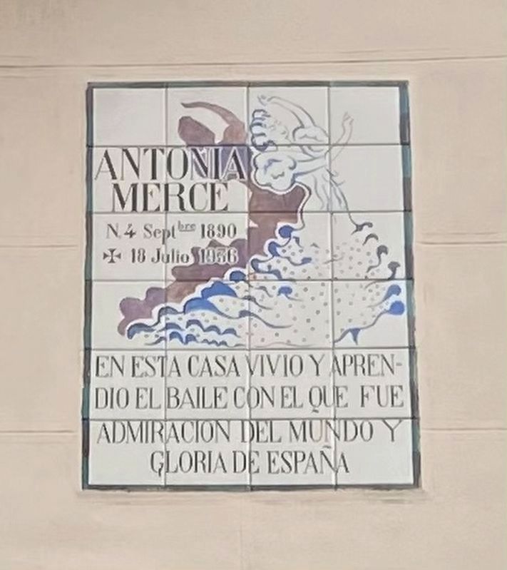Antonia Merce Marker image. Click for full size.