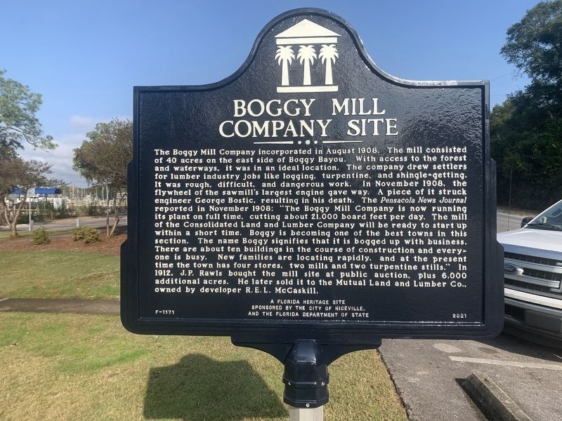 Boggy Mill Company Site Marker image. Click for full size.