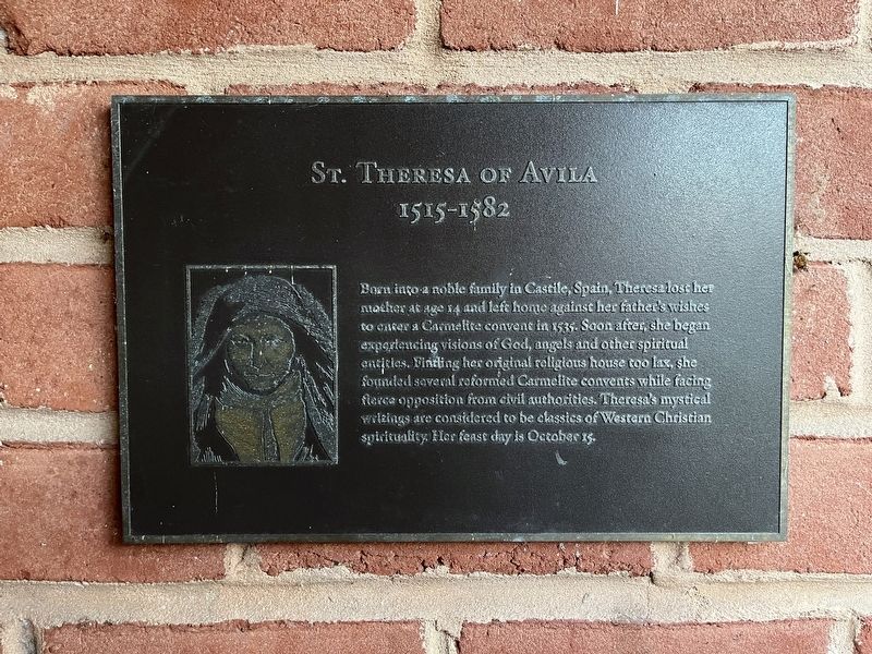 St. Theresa of Avila Marker image. Click for full size.