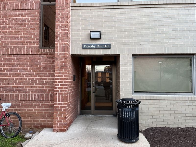 Dorothy Day Hall Entrance image. Click for full size.