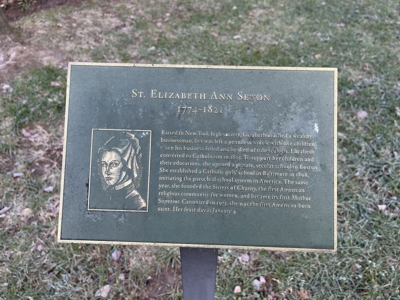St. Elizabeth Ann Seton Marker image. Click for full size.