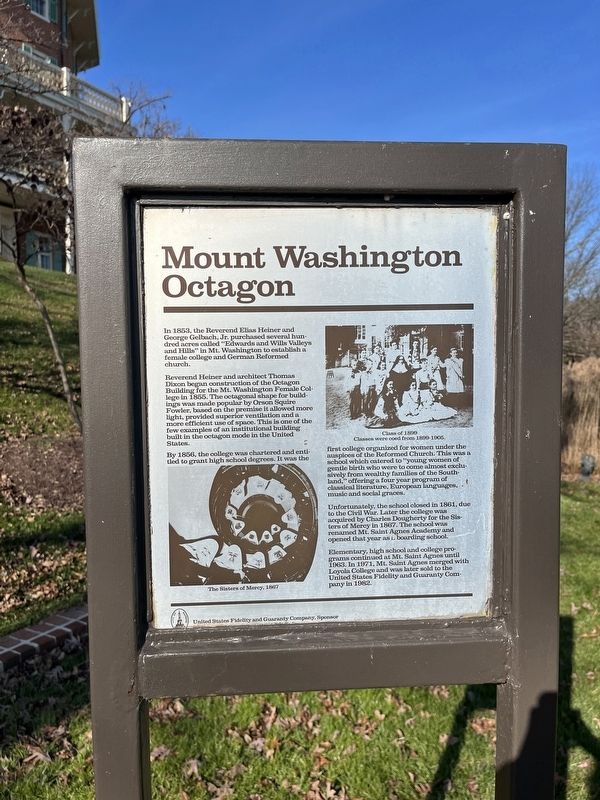 Mount Washington Octagon Marker image. Click for full size.