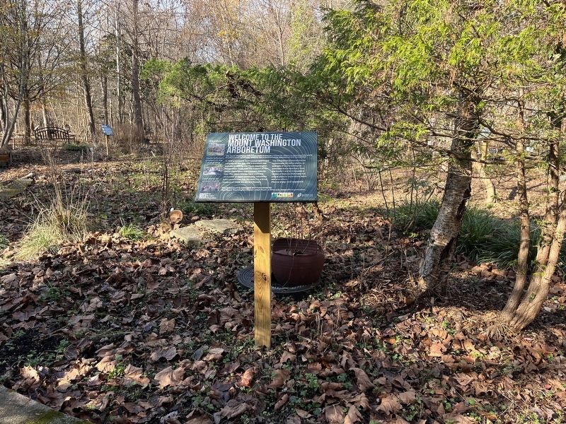 Welcome to the Mount Washington Arboretum Marker image. Click for full size.