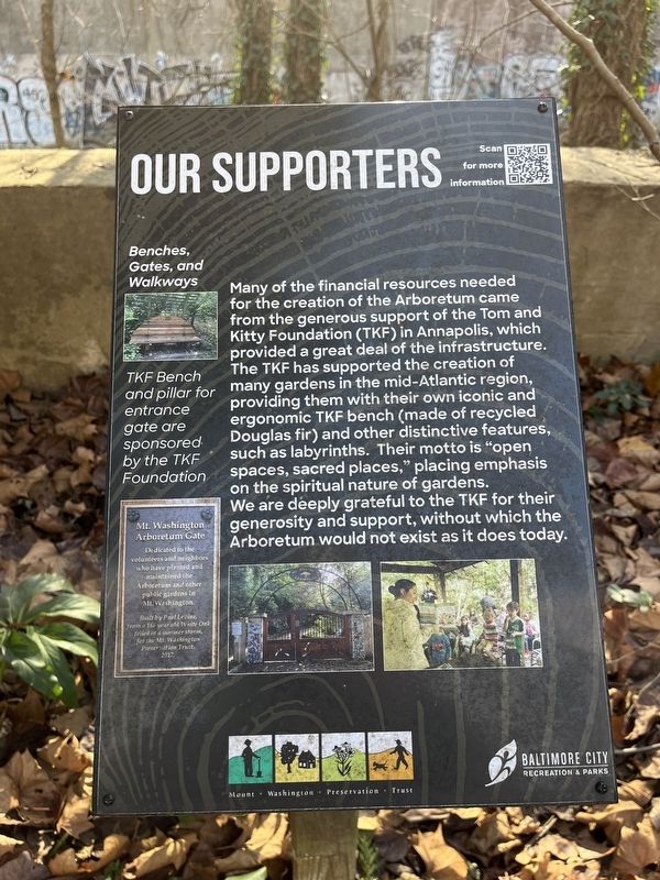Our Supporters Marker. Click for full size. Our Supporters Marker image. Click for full size.