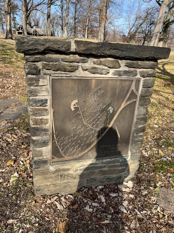 Planted by the National Service Star Legion Marker [right panel] image. Click for full size.