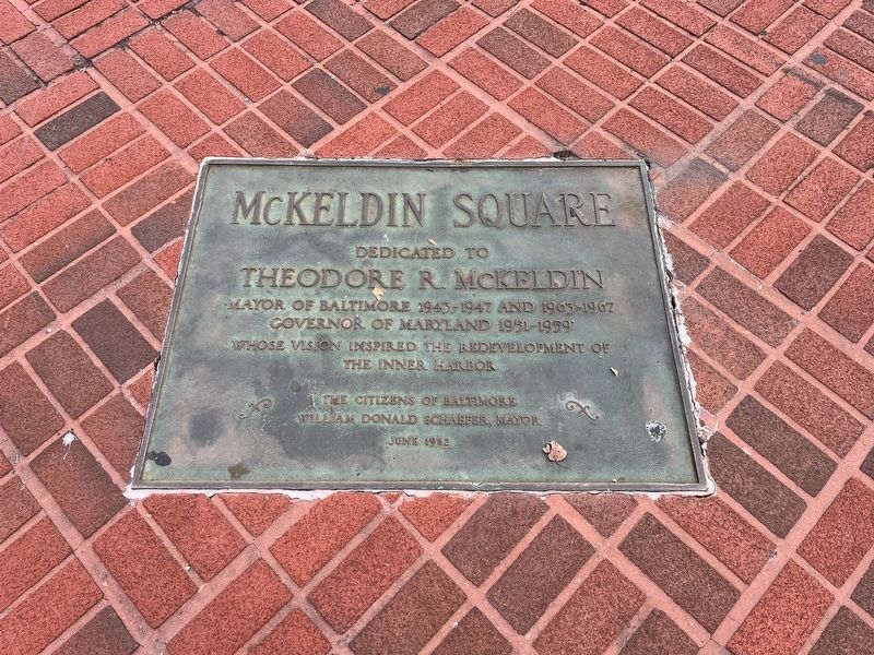 McKeldin Square Marker image. Click for full size.