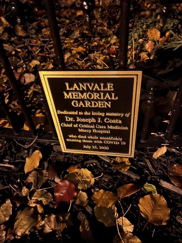 Lanvale Memorial Garden Marker image. Click for full size.