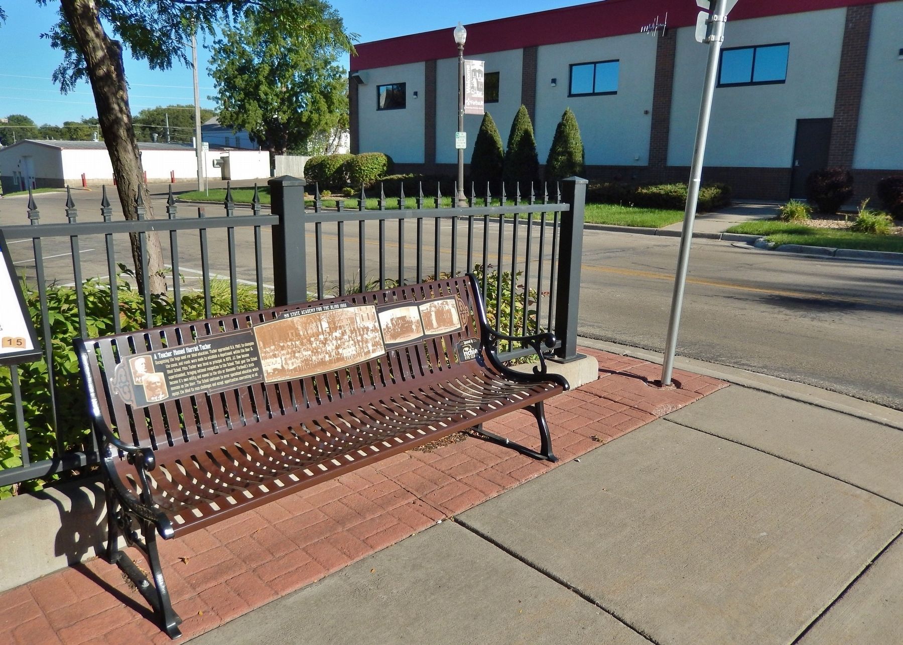 A Teacher Named Harriet Tucker Bench image. Click for full size.