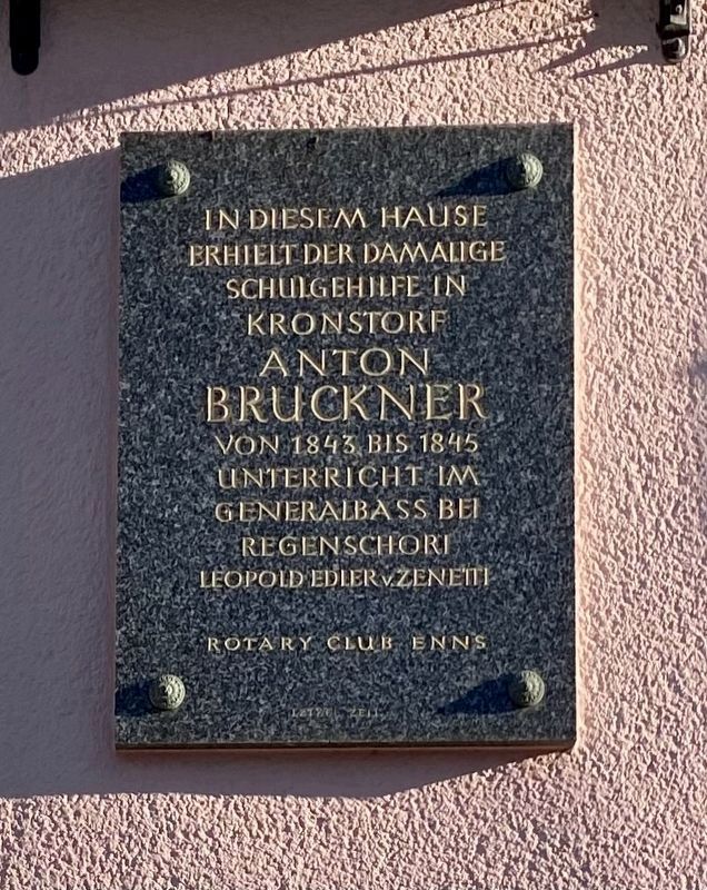 Anton Bruckner Marker image. Click for full size.