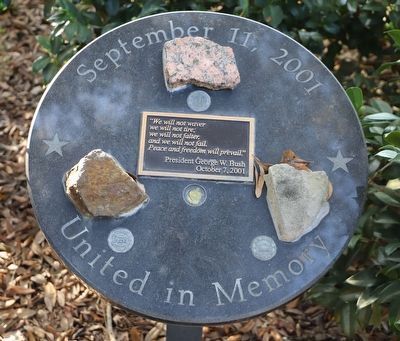 September 11, 2001 Marker image. Click for full size.