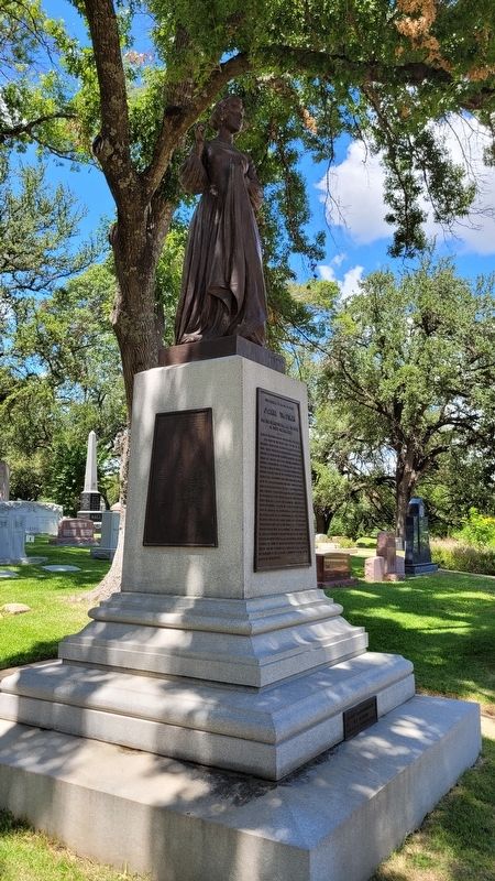 The Joanna Troutman Statue and Markers image. Click for full size.