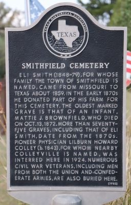 Smithfield Cemetery Marker image. Click for full size.