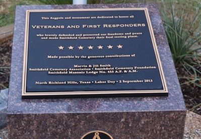 Veterans and First Responders Marker image. Click for full size.