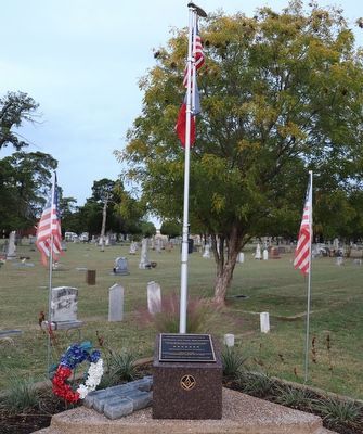 Veterans and First Responders Memorial flag pole Marker image. Click for full size.
