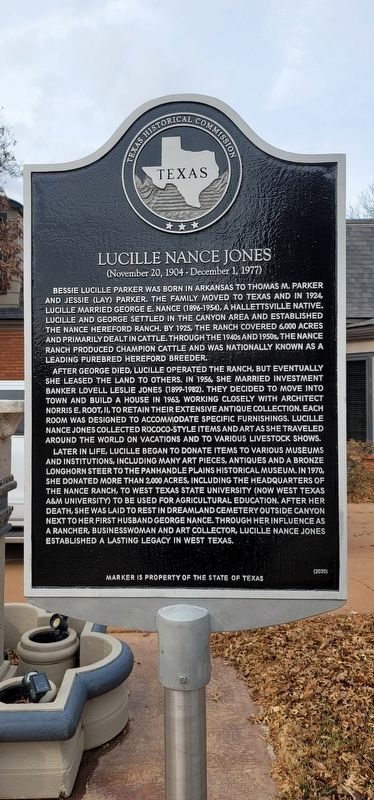 Lucille Nance Jones Marker image. Click for full size.