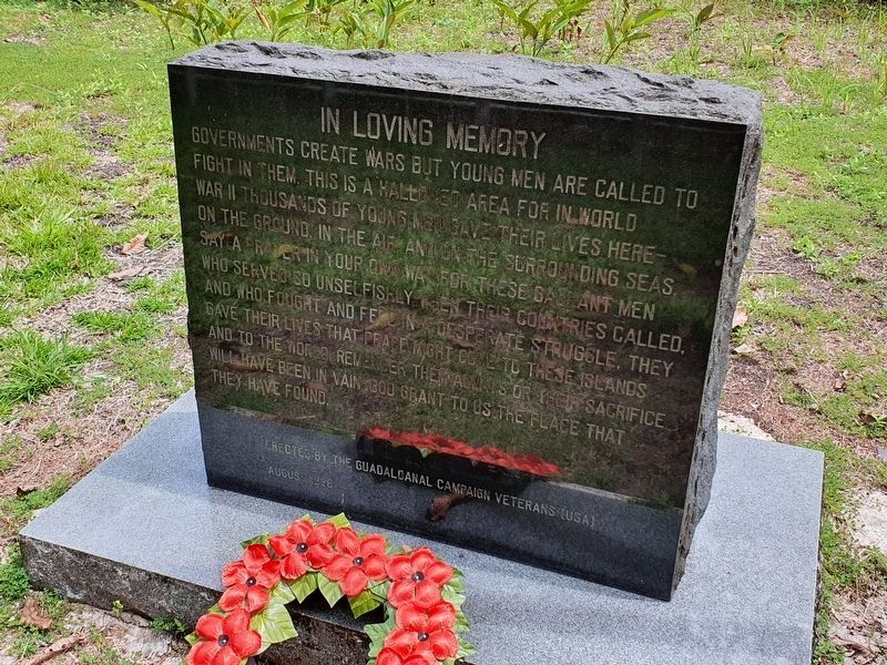 Guadalcanal Veterans Memorial image. Click for full size.