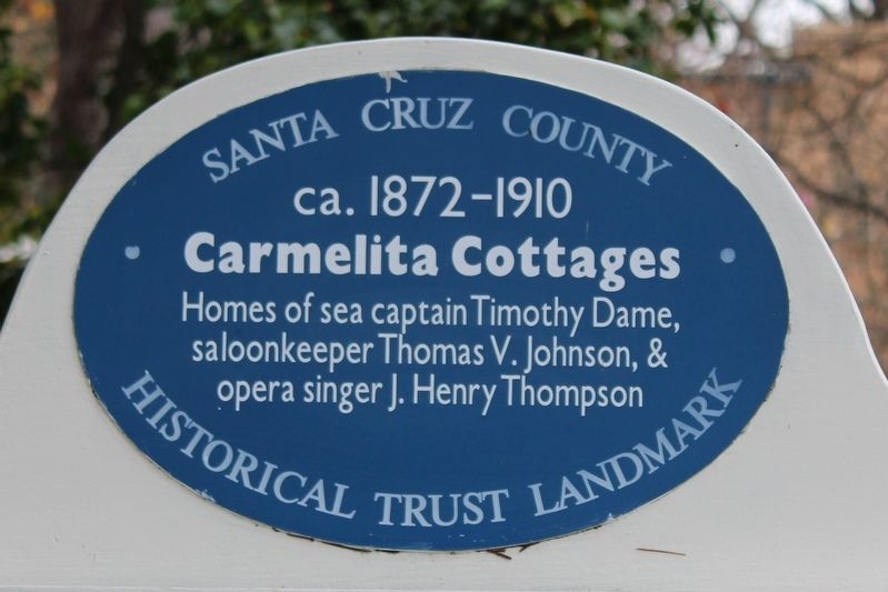 Carmelita Cottages Marker image. Click for full size.